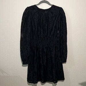 Idano Elegant Black Lace Dress